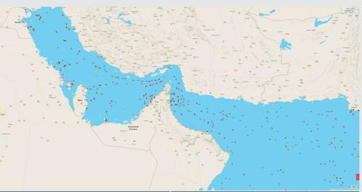✅آخرین وضعیت ترافیک کشتی‌های نفتکش در منطقه خلیج فارس و دریای عمان